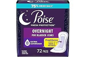 Poise Impressa 3 Incontinence Pads: Overnight Protection for Confidence