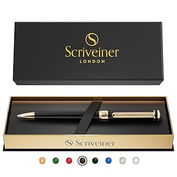 【お得！】高級ボールペンまとめ売り 7品セット Amazon | Scriveiner ボールペン 最高級 24金仕上げ シュミット