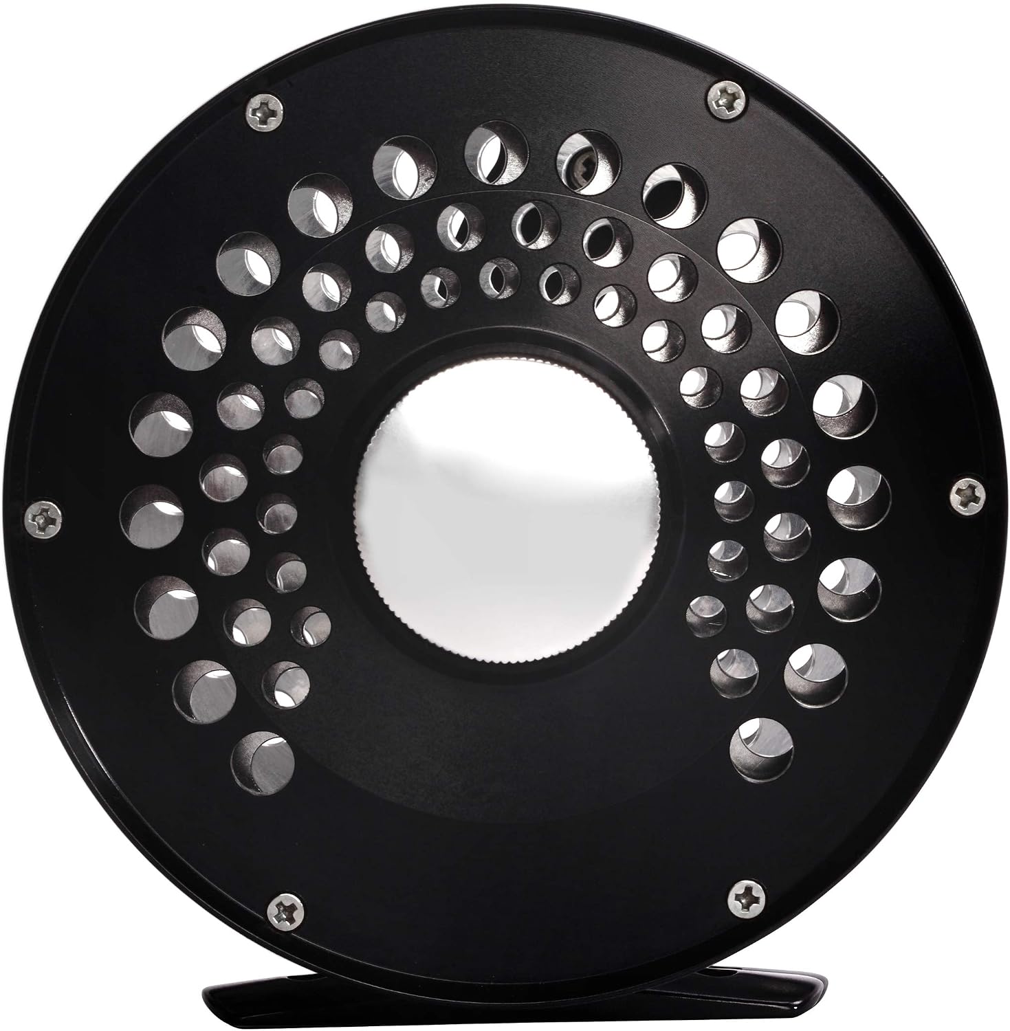 Classic Fly Reel 5-7wt 7-9wt Carbon Fiber Disc Drag Large Arbor Made of CNC Machined Aluminum Alloy for Freshwater Saltwater Fly Fishing