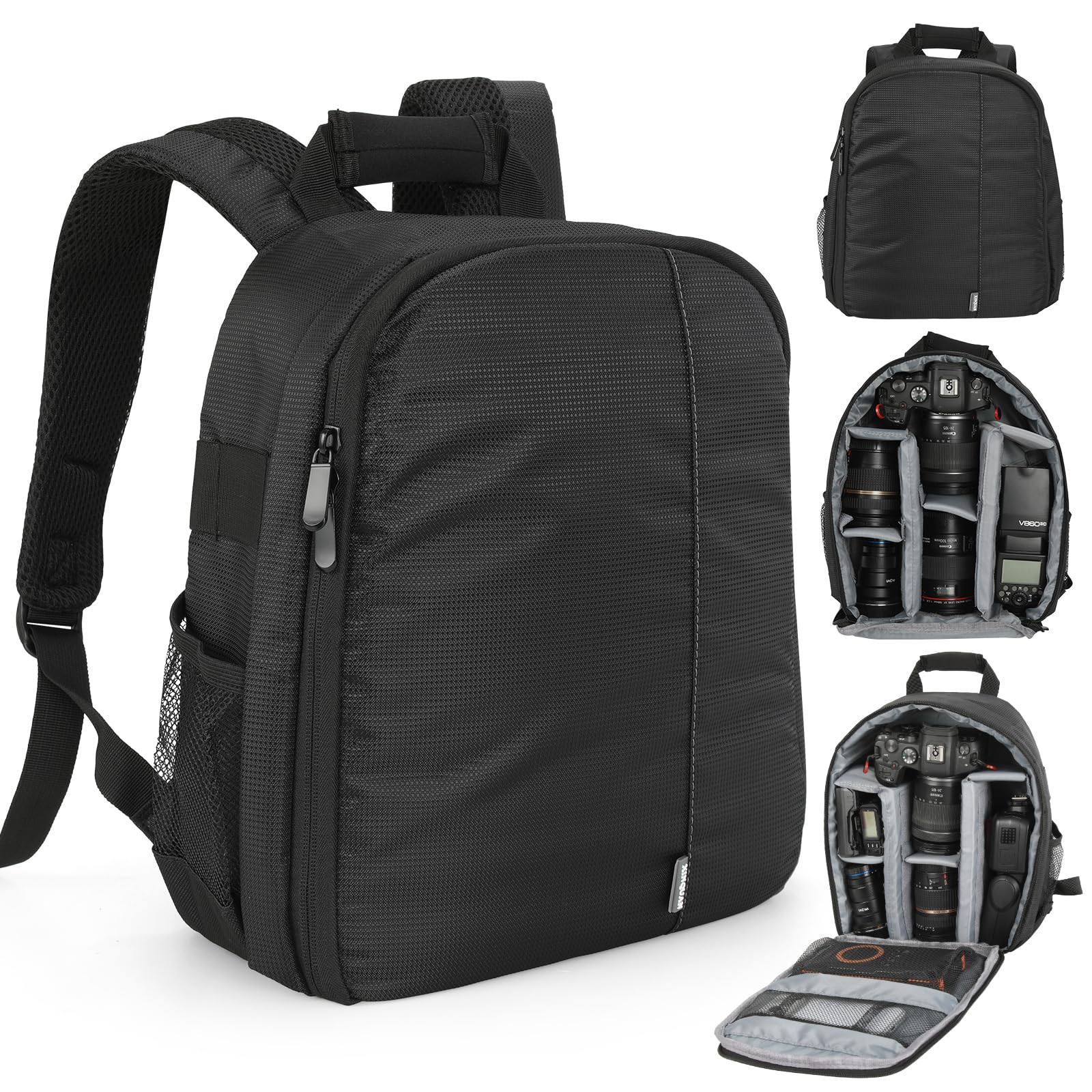 Small Camera Backpack- Professional DSLR Bag Photography Backpack