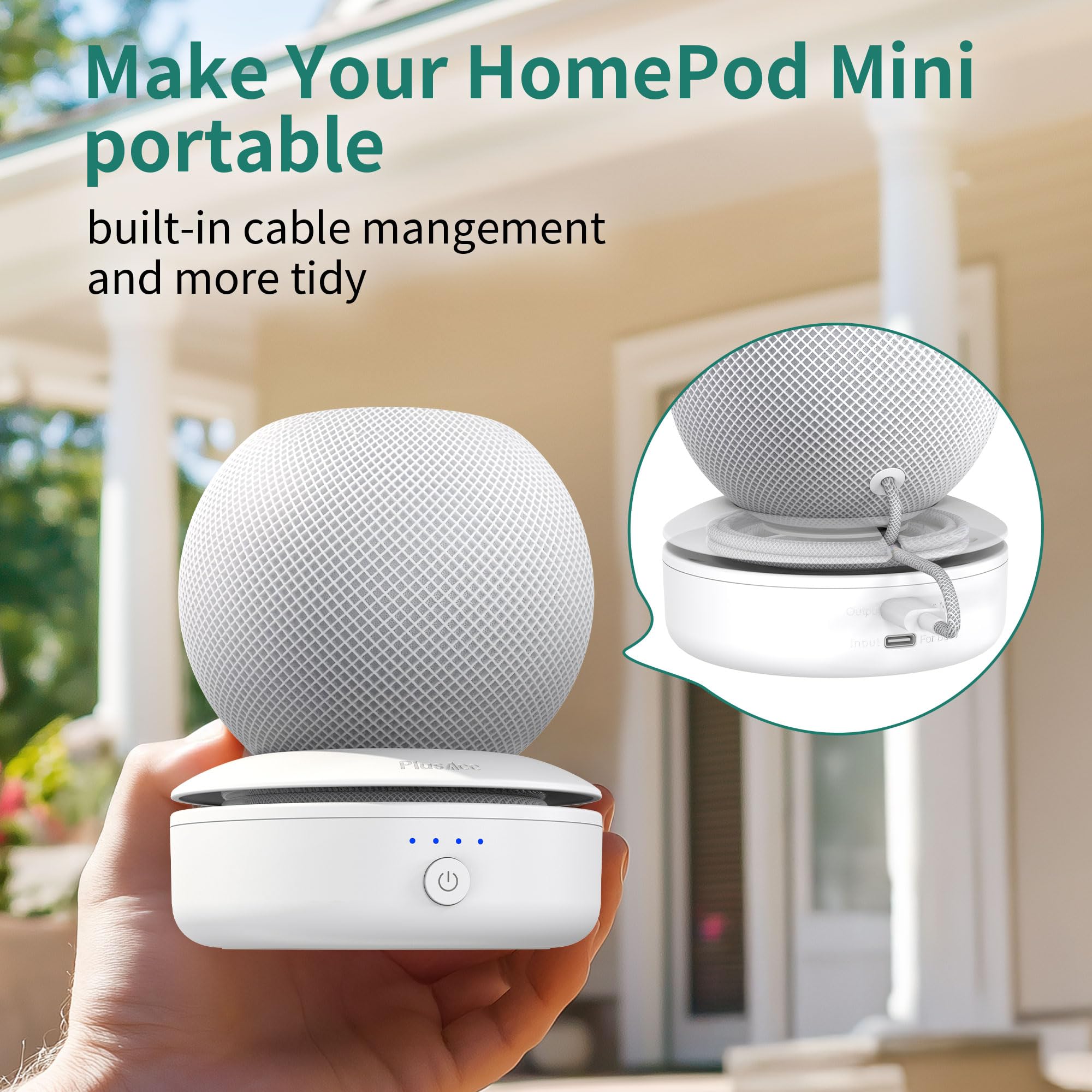 Maak de HomePod mini écht draadloos met deze handige gadget