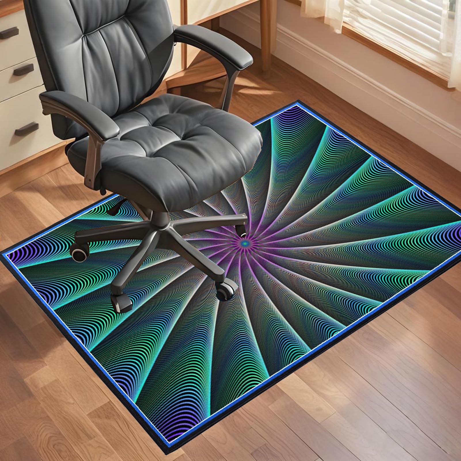 Podkładka pod krzesło biurowe, antypoślizgowa, odporna na zarysowania, do gier, mata ochronna, na krzesło, 140 x 180 cm, podkładka na krzesło, podkładka na krzesło biurowe, parkiet, 140 x 180