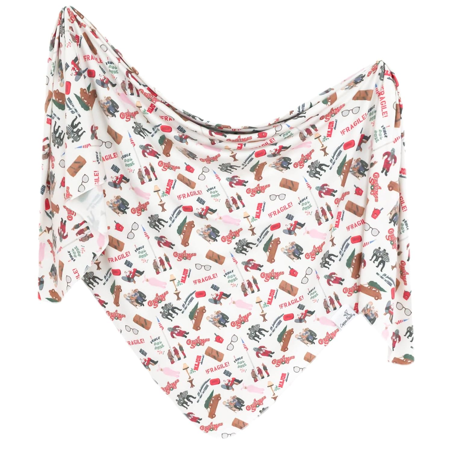 Copper Pearl Baby Swaddle Blanket - Premium Knit Baby Blanket, Large Soft Stretchy Receiving Blankets for Baby Boy and Girl, Swaddles for Newborn, Infant, and Toddler (A Christmas Story)