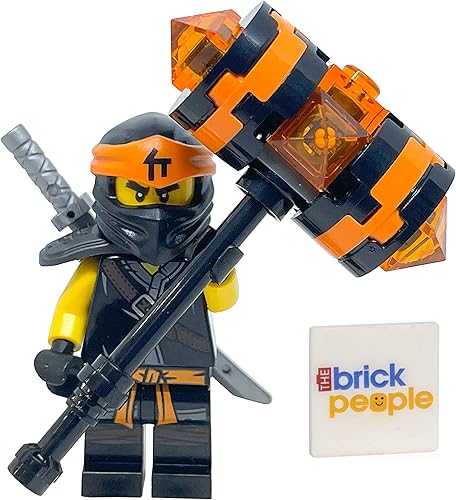 LEGO Ninjago minifigura Cole con martillo
