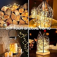 Vista 7 de MUMUXI 20 guirnaldas de luces LED de 7.2 pies