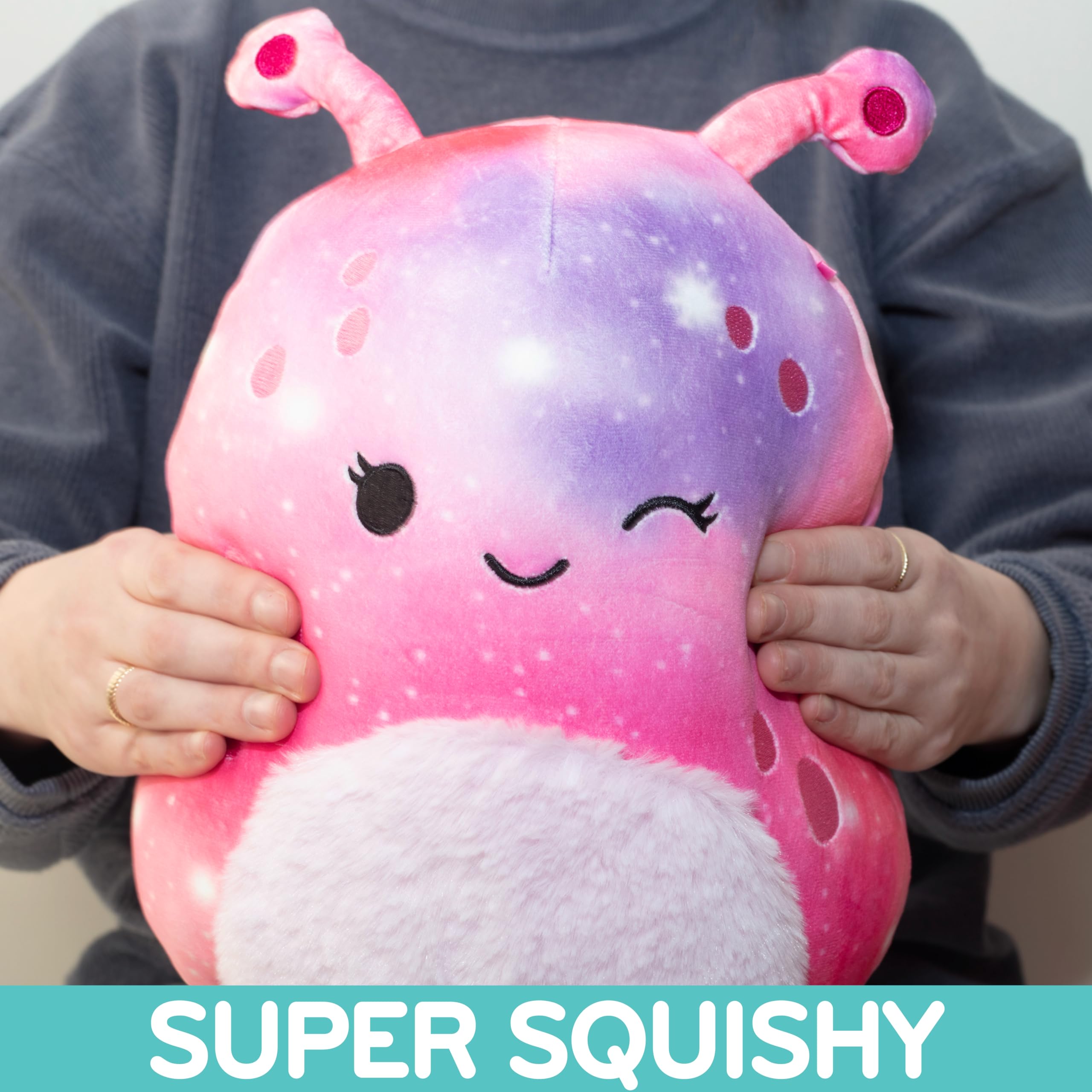 Squishmallows Original 10-Inch Loraly The Rainbow Alien - Official Jazwares Easter Plush - Collectible Soft Squishy Alien Stuffed Animal Toy - Gift for Kids, Girls & Boys