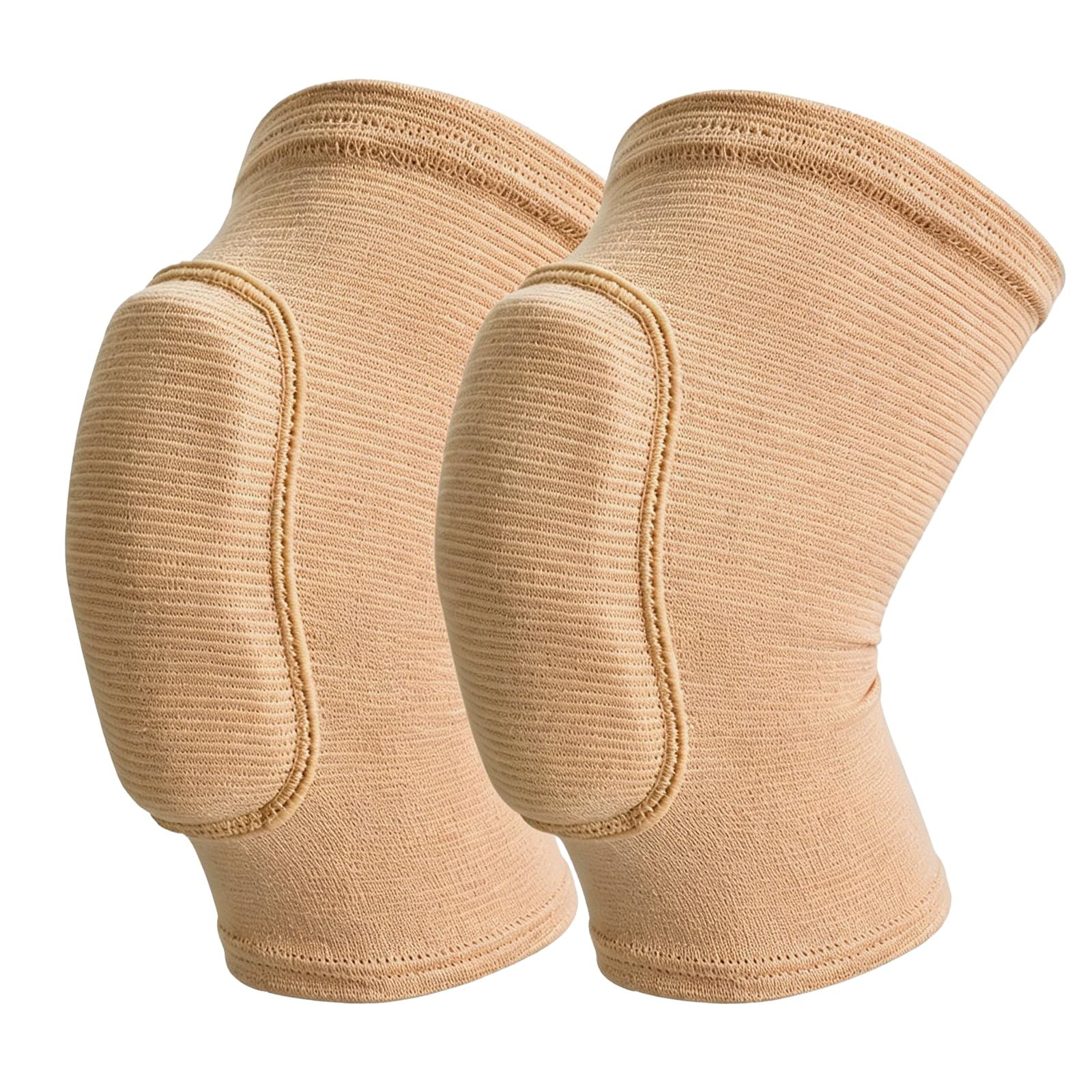 HotoPink Volleyball Knee Pads for Dancers, Soft Breathable Knee Pads, Knee Protector Brace for Volleyball Football Dance Yoga Tennis Running Cycling Workout Climbing Men Women (Skin) — image 1