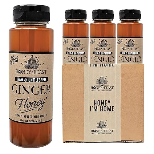 Miniatura 15 de HONEY FEAST Miel de Manuka de Nueva Zelanda Infundida con Própolis 12oz - Miel de Manuka Cruda, Fórmula con Patente Pendiente, Clasificación MGO182,