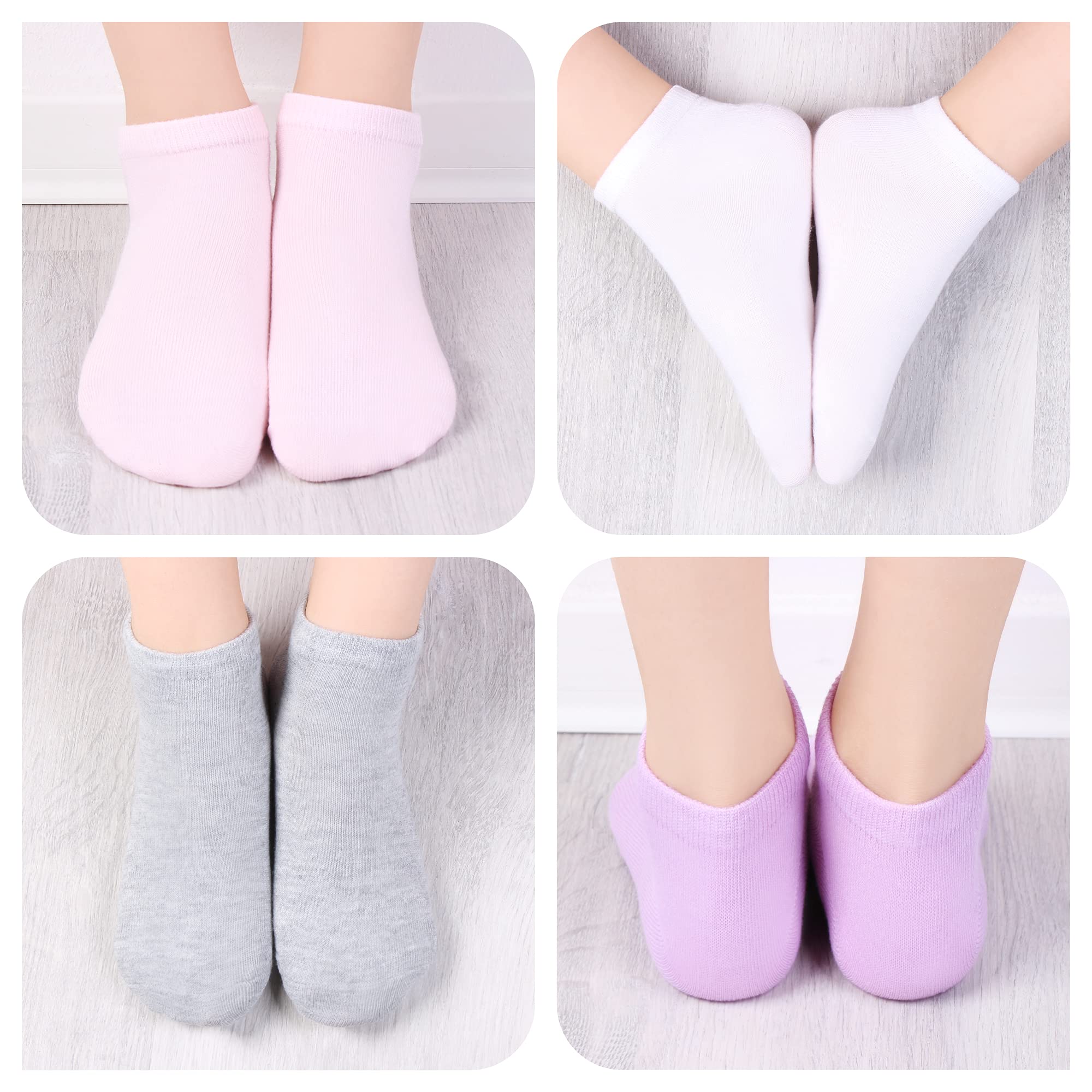 Libella 12 paia Calzini Bambini Calze Ragazze Cotone Conforto Traspirante per Primavera Estate calzini per sneaker colorati 2108