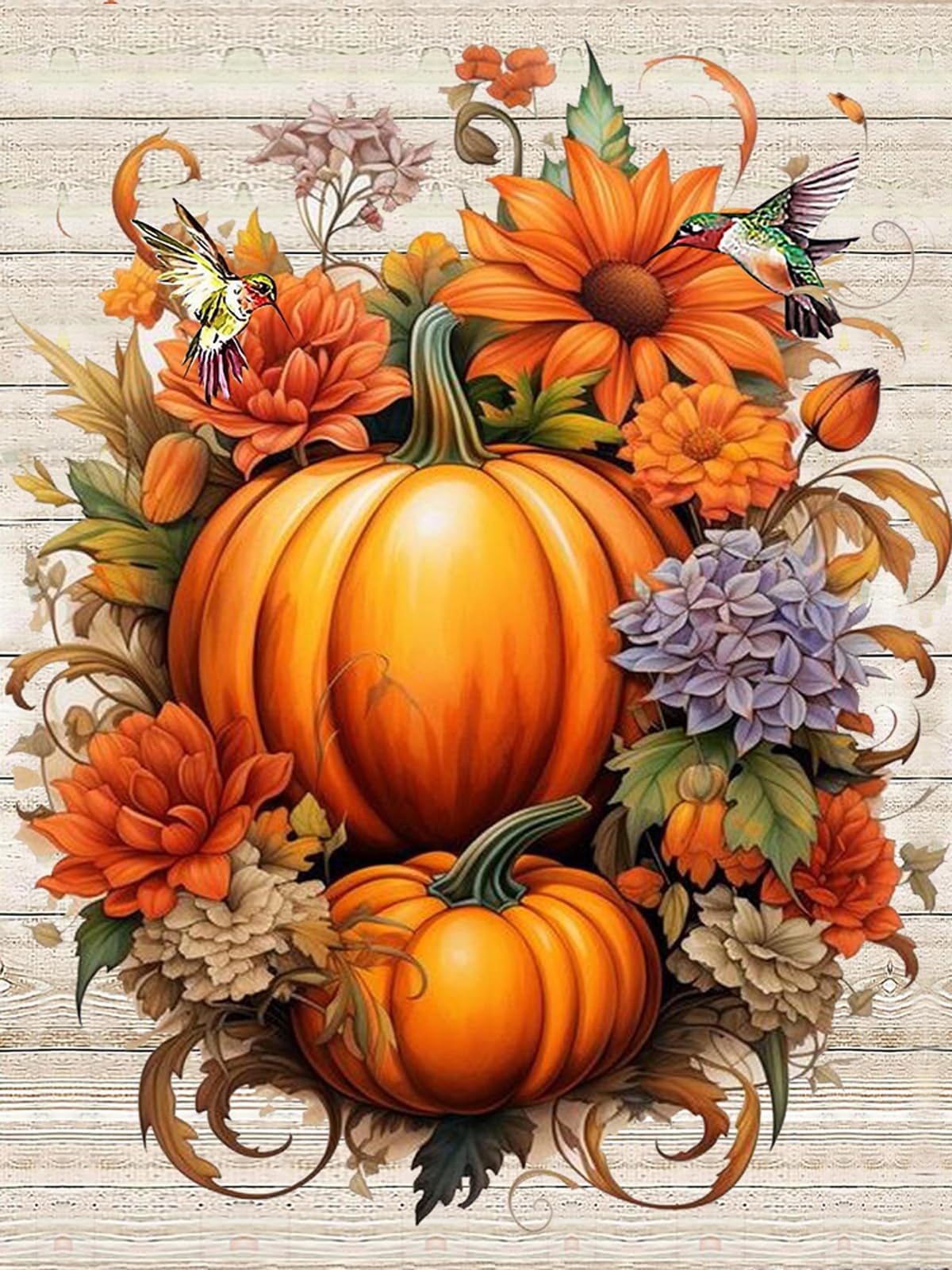 Amazon.com: MjhRcll Fall Pumpkin Diamond Painting Kits,5D