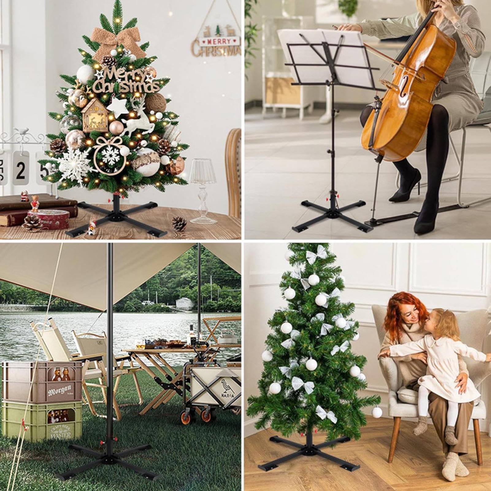 Soporte De Árbol De Navidad Artificial - Base para Árbol De Navidad