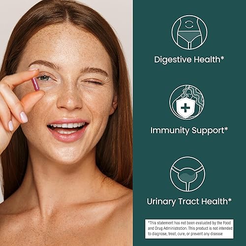 Miniatura 4 de pH-D Feminine Health Support - Probiótico para la salud de la mujer con mezcla prebiótica, extracto de fruta de arándano - Suplemento oral - 30