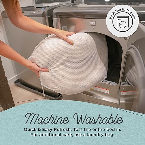 Miniatura 5 de Best Friends by Sheri - The Original Calming Donut - Cama calmante en forma de dona para perros y gatos - Pelo corto, gris, S, 23 x 23 pulgadas