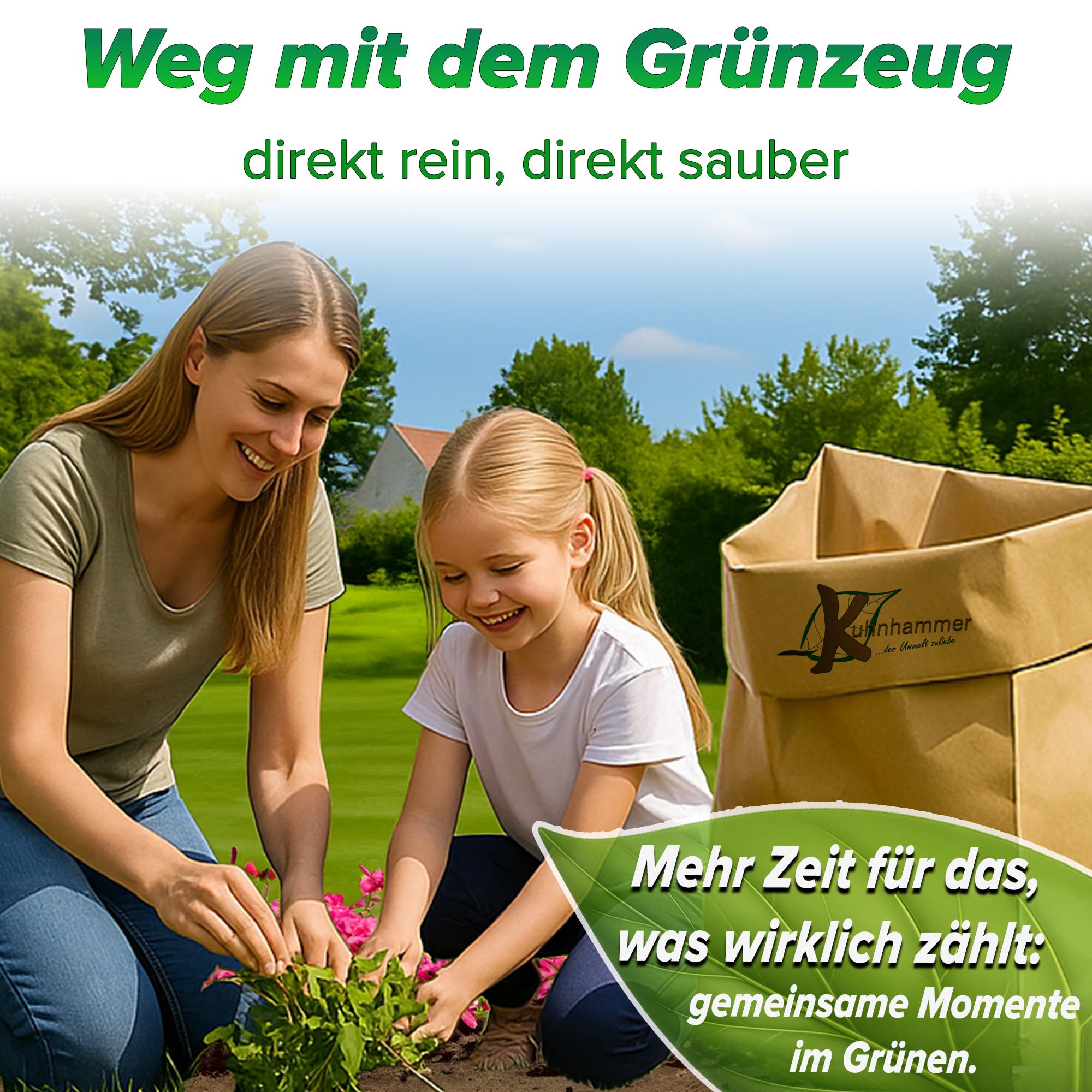 Biotonnenmüllsäcke 60L - 70L I 25Stk Müllbeutel Biotonne I Biomüllsäcke I Papiermüllsäcke für Biomülltonne madenfrei I Papiersäcke für Gartenabfälle
