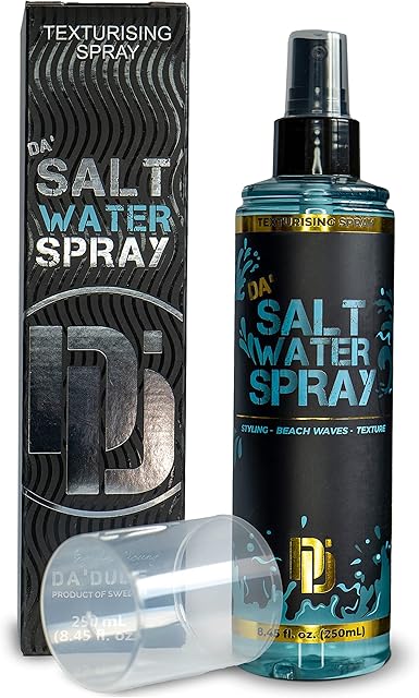 Da Dude Da Salt Water Spray, Sea Salt Spray for Hair Men, Texturising Styling Seasalt Spray 250ml
