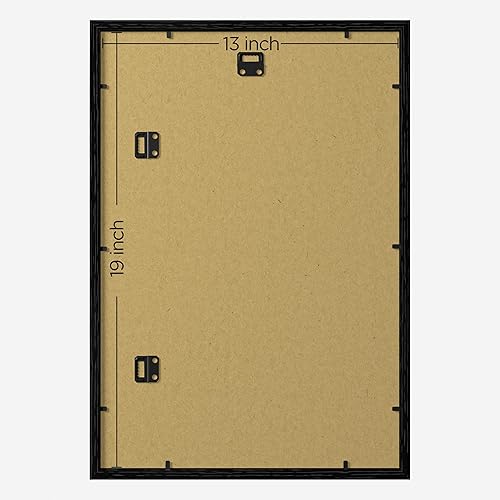 Vista 130 de eletecpro Juego de 10 marcos de fotos de 8.5 x 11 pulgadas, collage de fotos, decoración de pared, fotos de 5 x 7 con paspartú o de 8.5 x 11 Negro