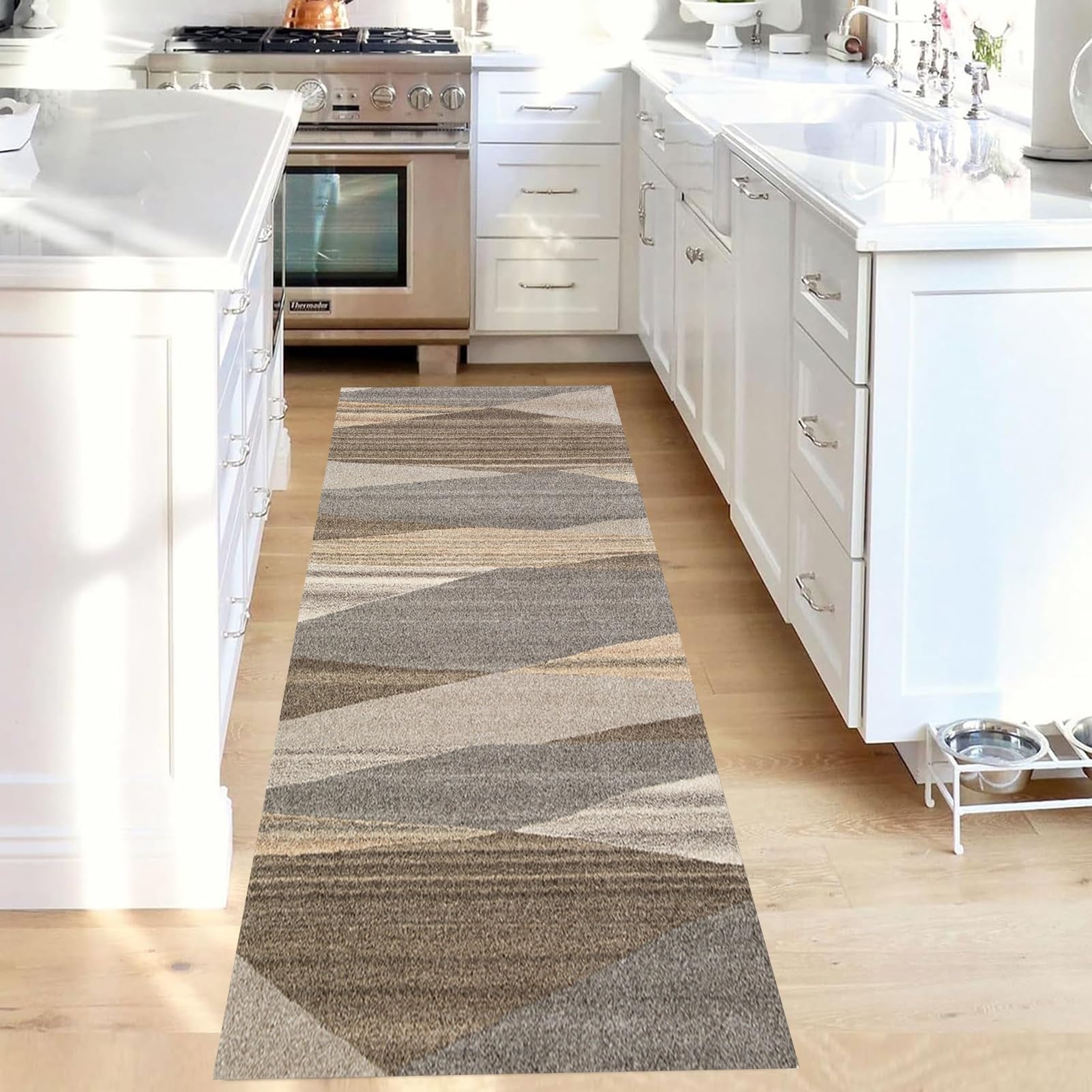 Tapis de couloir antidérapant et lavable | Tapis de sol moderne extra long 6m