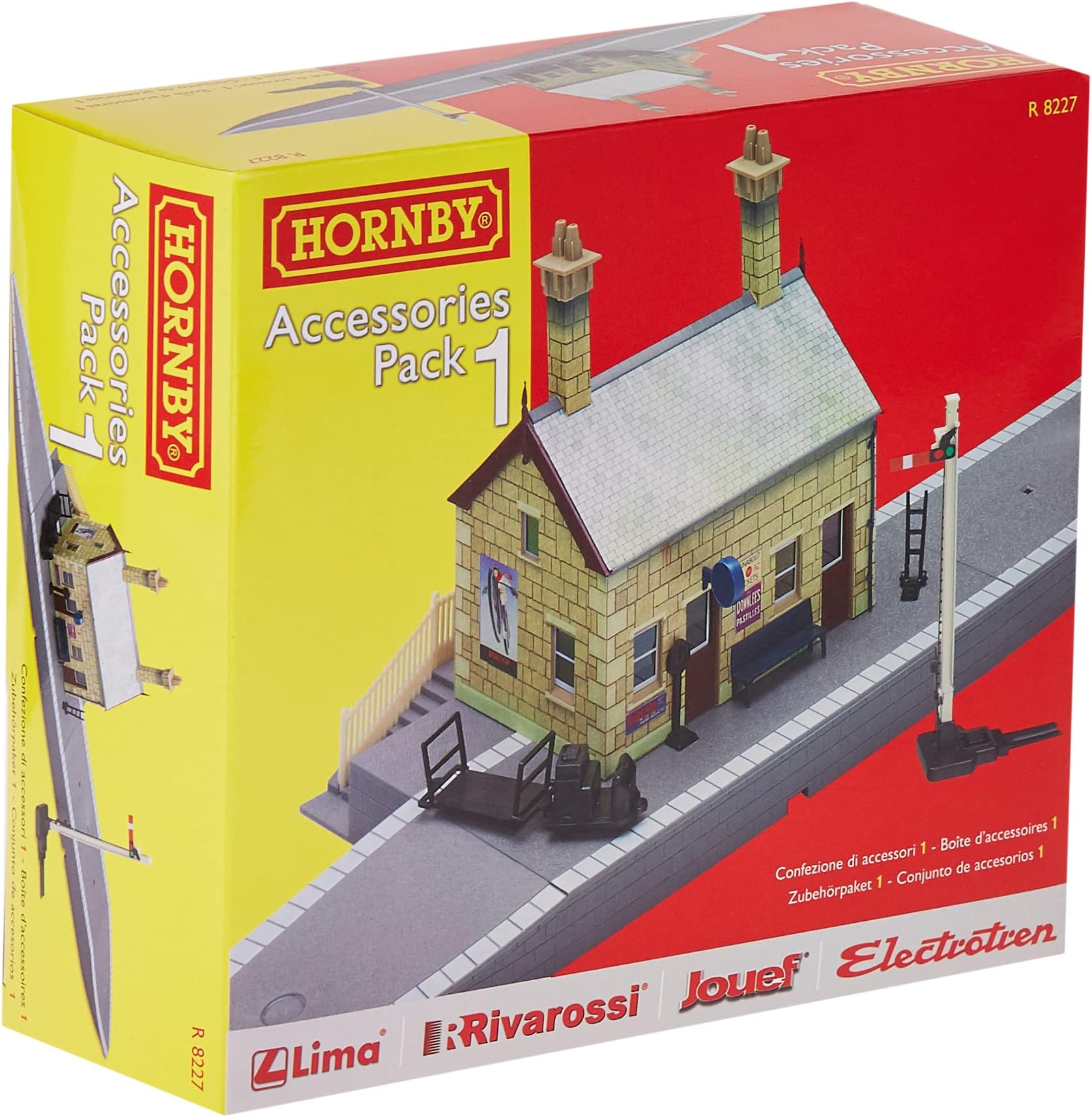 Hornby R8227 00 Gauge Building Extension Pack 1, One Size