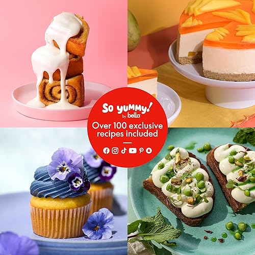 Miniatura 8 de So Yummy by bella - Juego de utensilios de cocina de 12 piezas con revestimiento antiadherente de cerámica EverGood y utensilios de silicona y