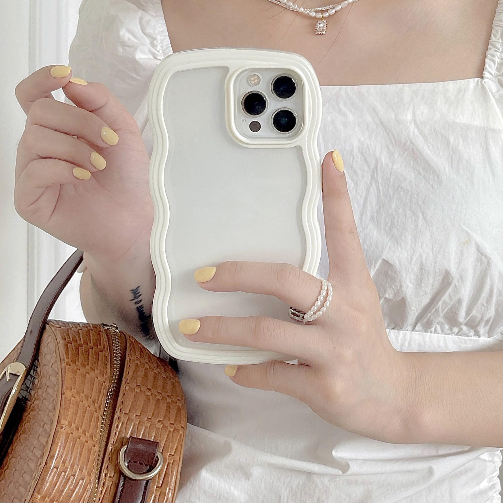 【新品 未開封】tetote wave case U iPhone14 pro Wave Frame Clear Case for iPhone 14 Pro 6.1 inch Phone Case