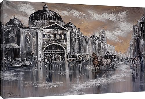 Jaxson Rea Lienzo envuelto en galería "Vintage Flinders, 1950's" por Isabella, 36 x 24 pulgadas