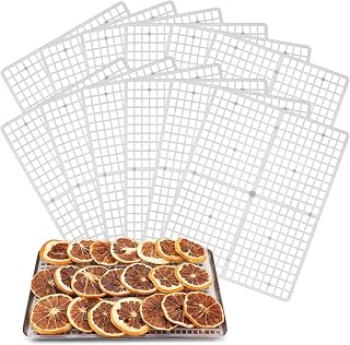 Tioncy 12 Pcs Tray Grids for Harvest Right Freeze Dryer Harvest Right Storage Rack for Fruit Vegetable Food Freeze Drying Accessories, Fits All Trays (Clear)