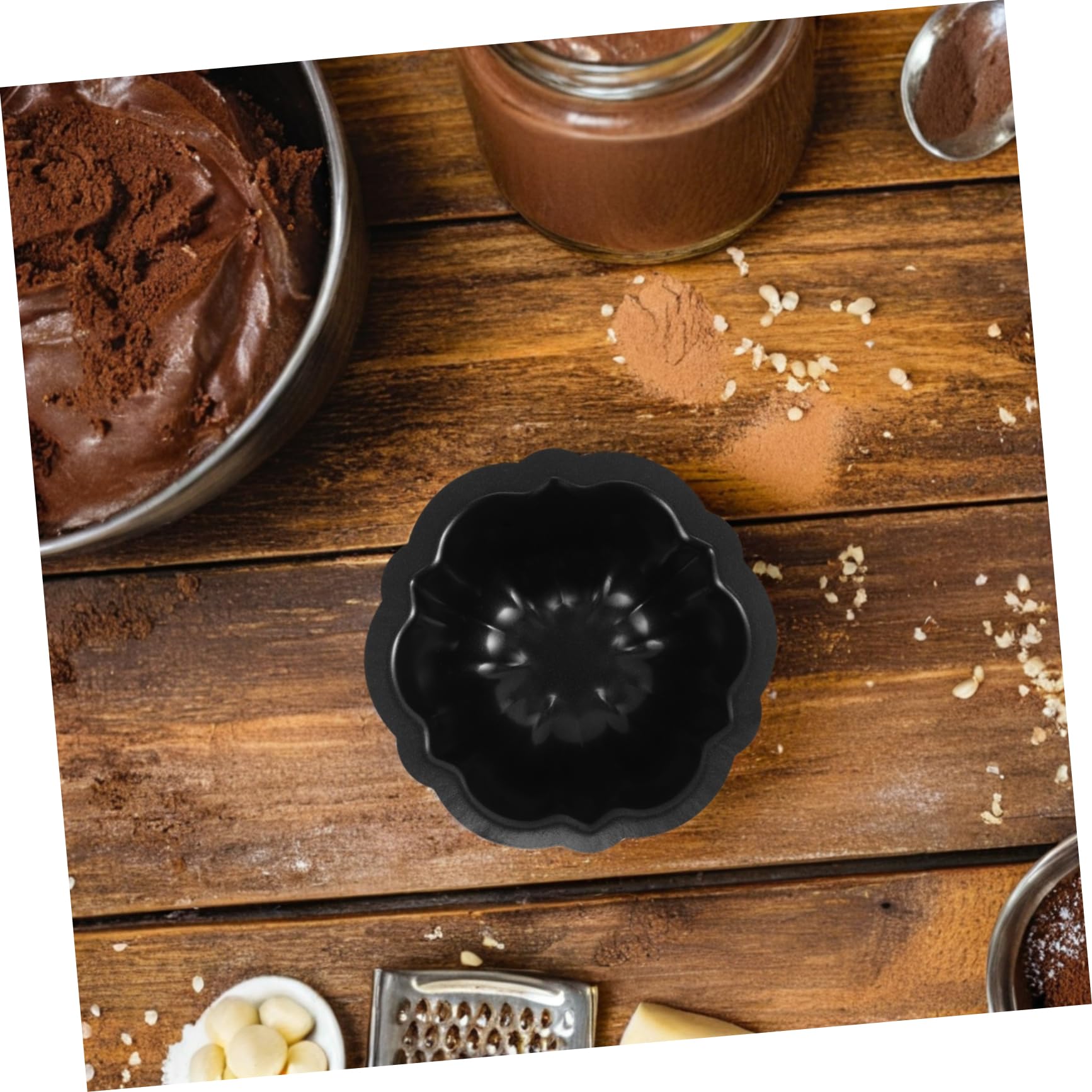 Luxshiny 10piezas Moldes para Pasteles Pequeños de Molde para Hornear Pasteles Forma de Corazón para San Valentín Bodas y Cumpleaños Casa