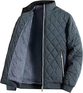 Casaco de Inverno Masculino Grande Casaco Grosso Casaco de Algodão Casaco Zíper Jaquetas de Inverno