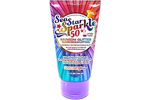 Sea Star Sparkle Biodegradable Mermaid Sunscreen with SPF 50