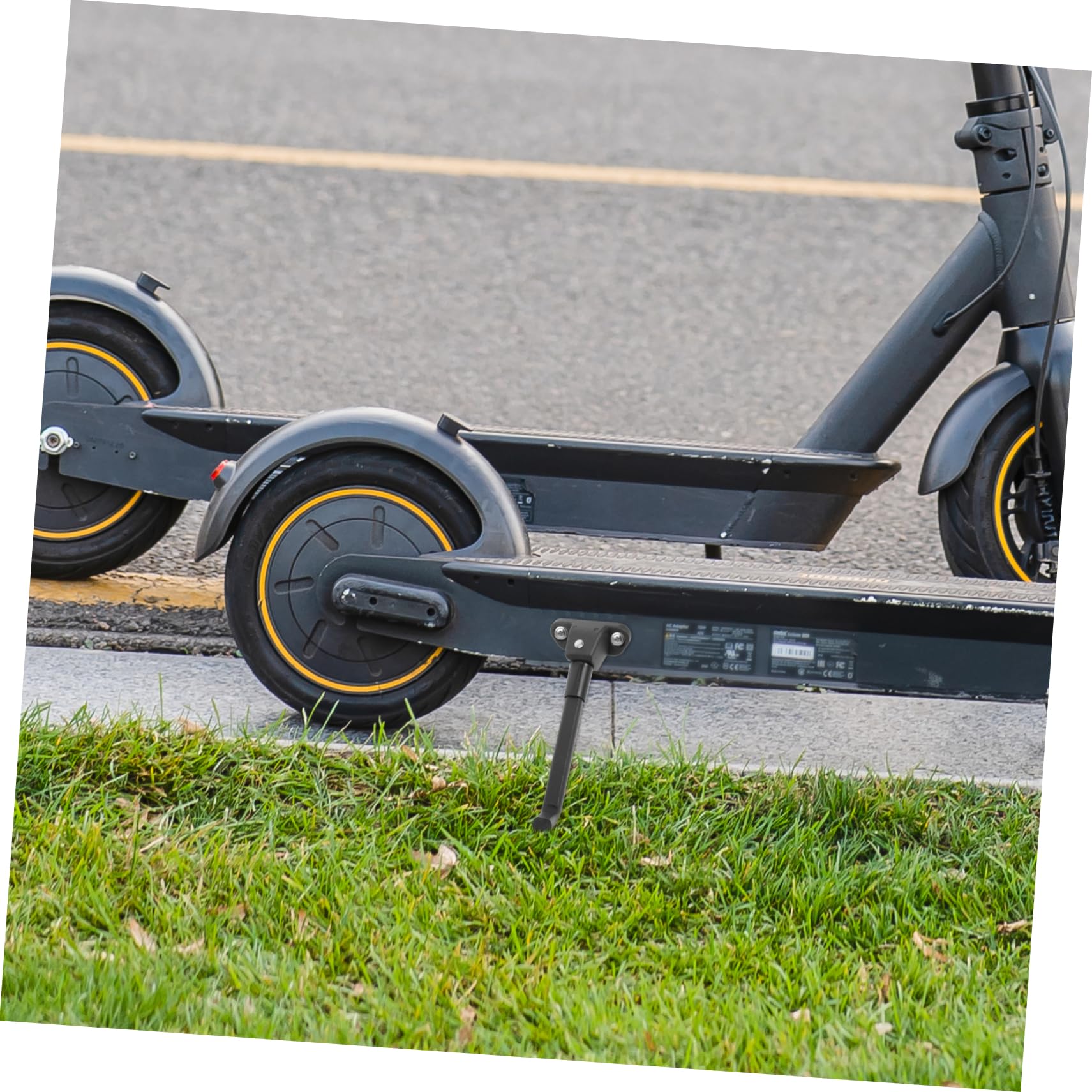 Soporte de Patinete Eléctrico de Aluminio MAX Pata de Estacionamiento Extendida Accesorios para Scooter 2 Piezas