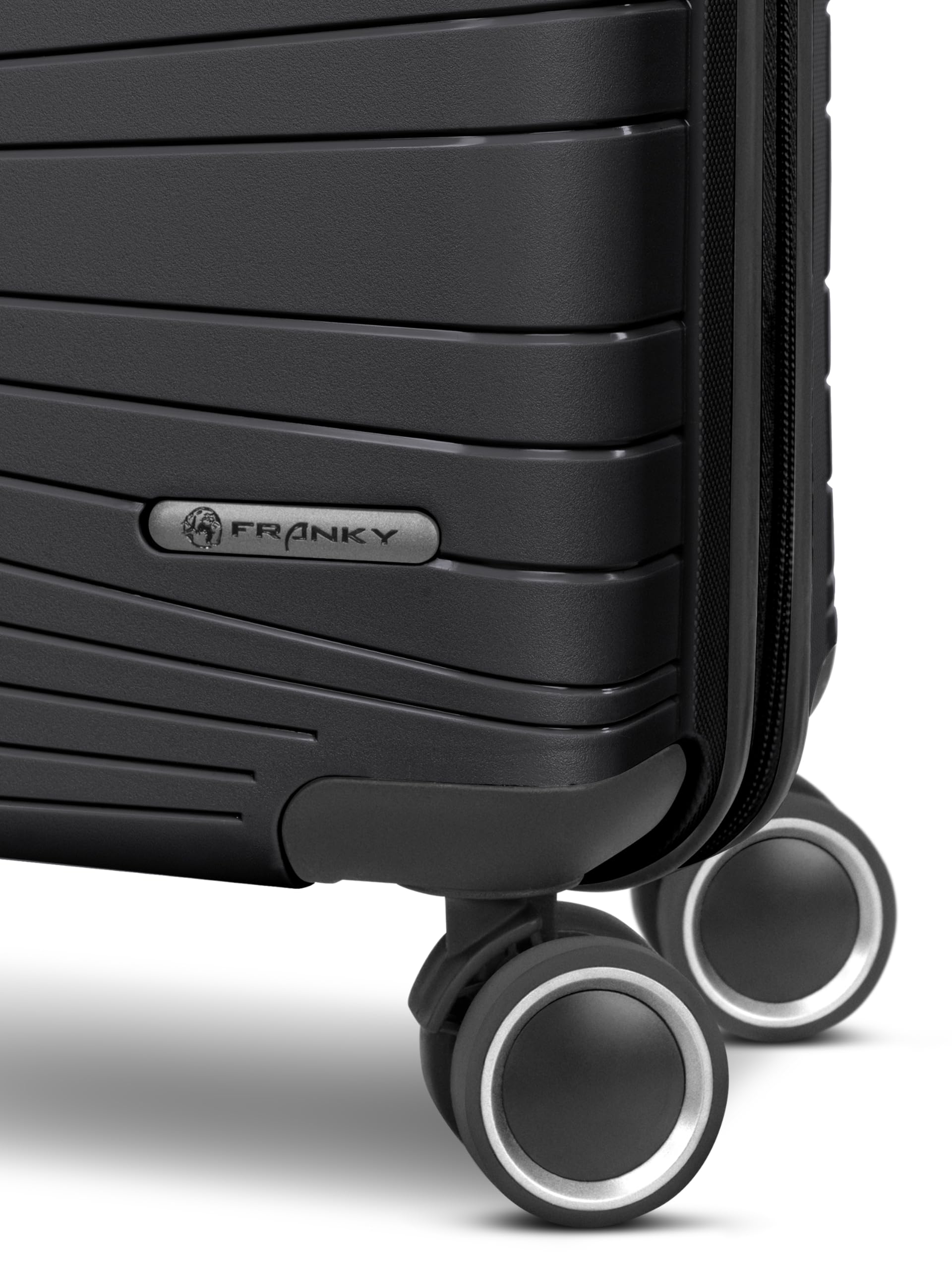 Franky Dallas 3.0 Hartschalen-Trolley mit 4 Rollen 75cm | Ausgestattet mit TSA-Schloss, Leicht | Carry on Luggage für Männer-Frauen - Ideal für Flug-Geschäftsreisen