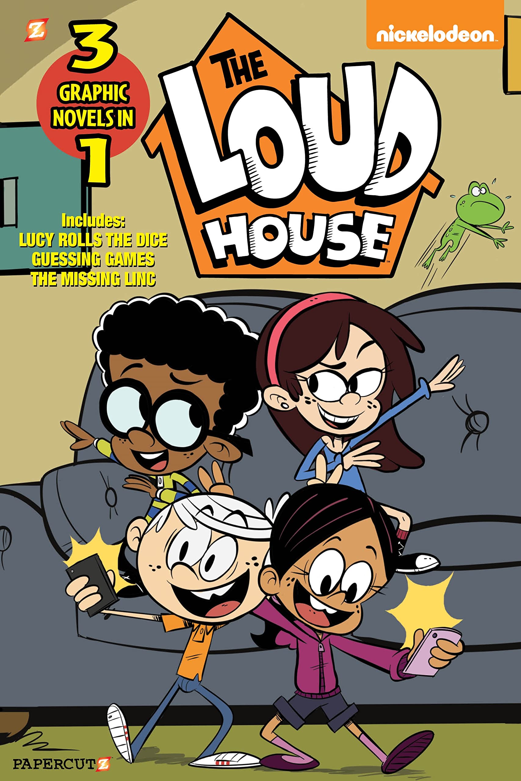 The Loud House 3-in-1 #5: Includes 'Lucy Rolls the Dice,' 'Guessing Games,' and 'The Missing Linc'