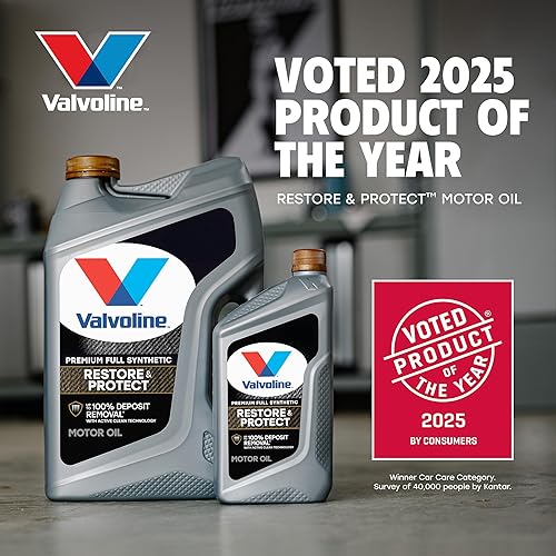 Miniatura 4 de Valvoline - Aceite de motor sintético completo para restaurar y proteger 5W-30, 5 cuartos de galón