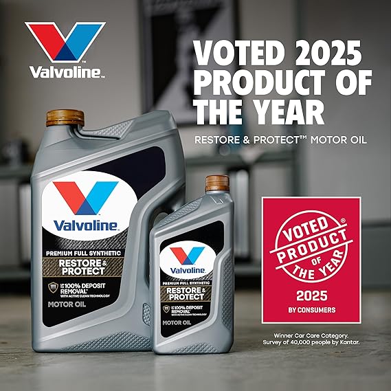 Valvoline Restore & Protect Full Synthetic 5W-30 Motor Oil 5 QT, Case of 3