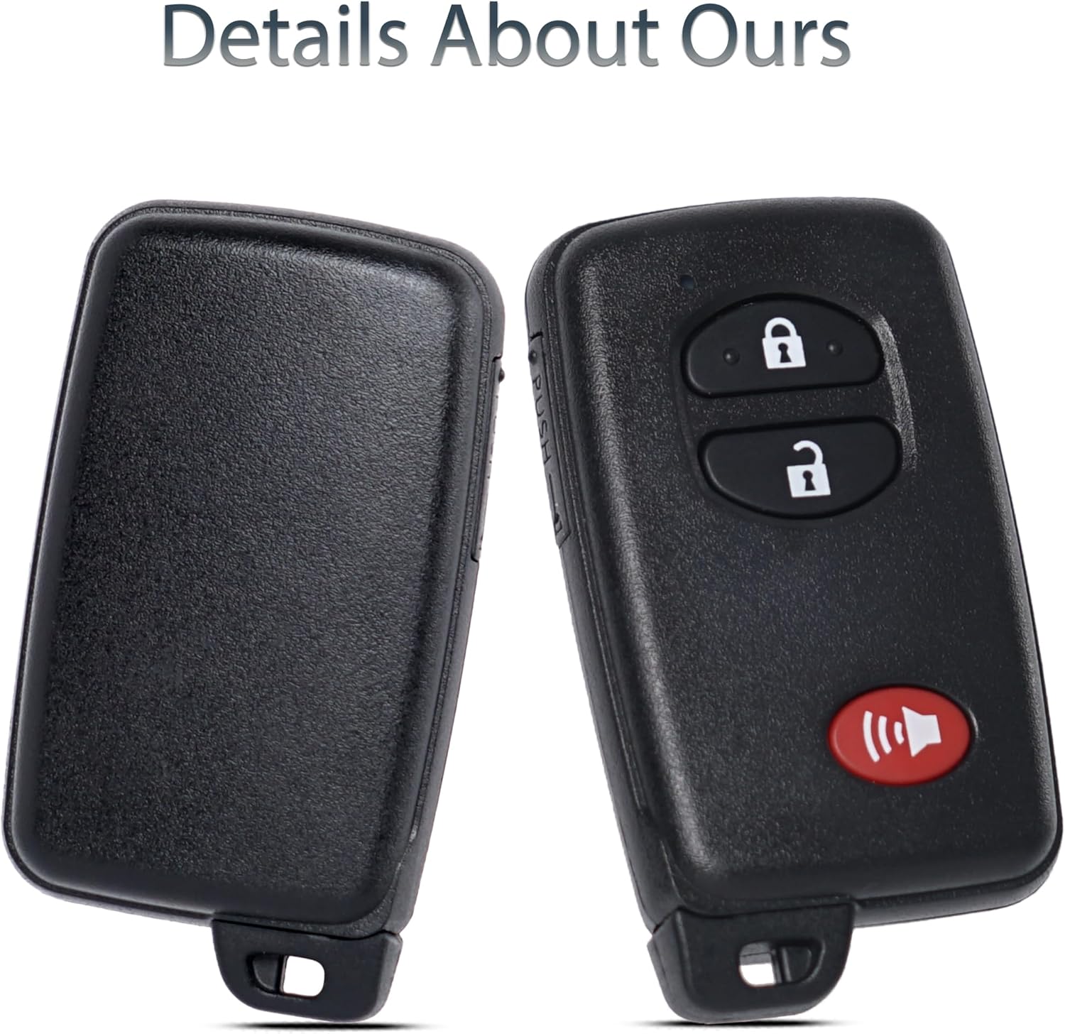 Smart Key Fob Keyless Entry Fits for Toyota Prius C V 4Runner Venza Prius Scion TC 2010-2019 Remote Control Replacement FCC ID: HYQ14ACX Board: GNE 271451-5290 PN:89904-47230 3 Button