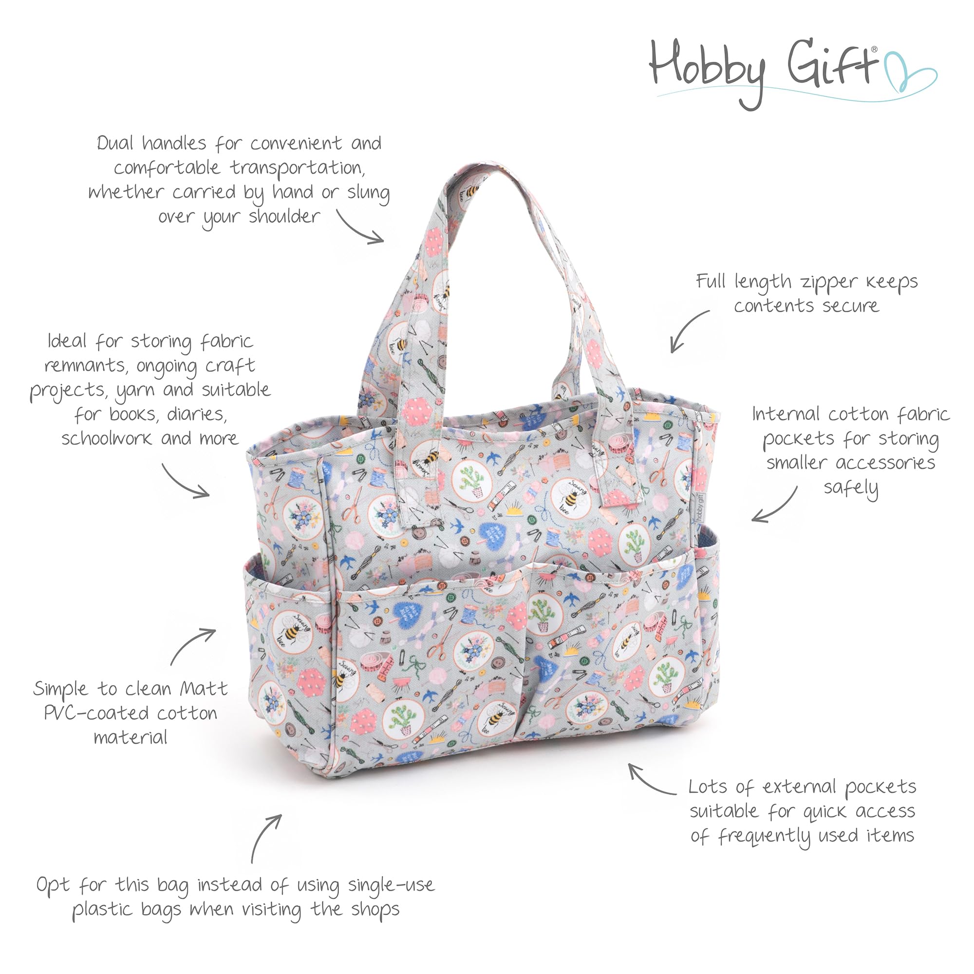 Hobby Gift Sac d'artisanat Exclusif, Fait Maison