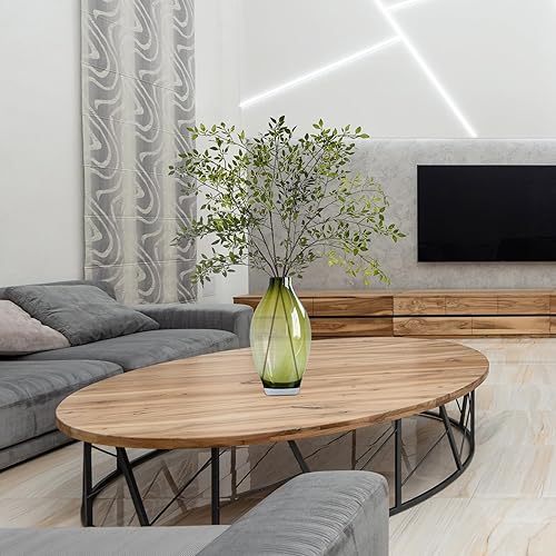 Miniatura 8 de Ttranewsoo 4 tallos de vegetación artificiales, ramas Nandina de 43.3 pulgadas, tallos altos para plantas de imitación para jarrón, tallos de