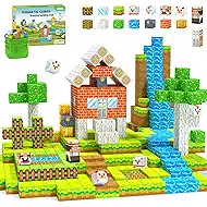 Magnetic Blocks,Creative Building Toys for Kids, STEM Sensory Toys for Ages 3-5, 5-7, 8-13, Christmas Birthday Gifts for Boys & Girls