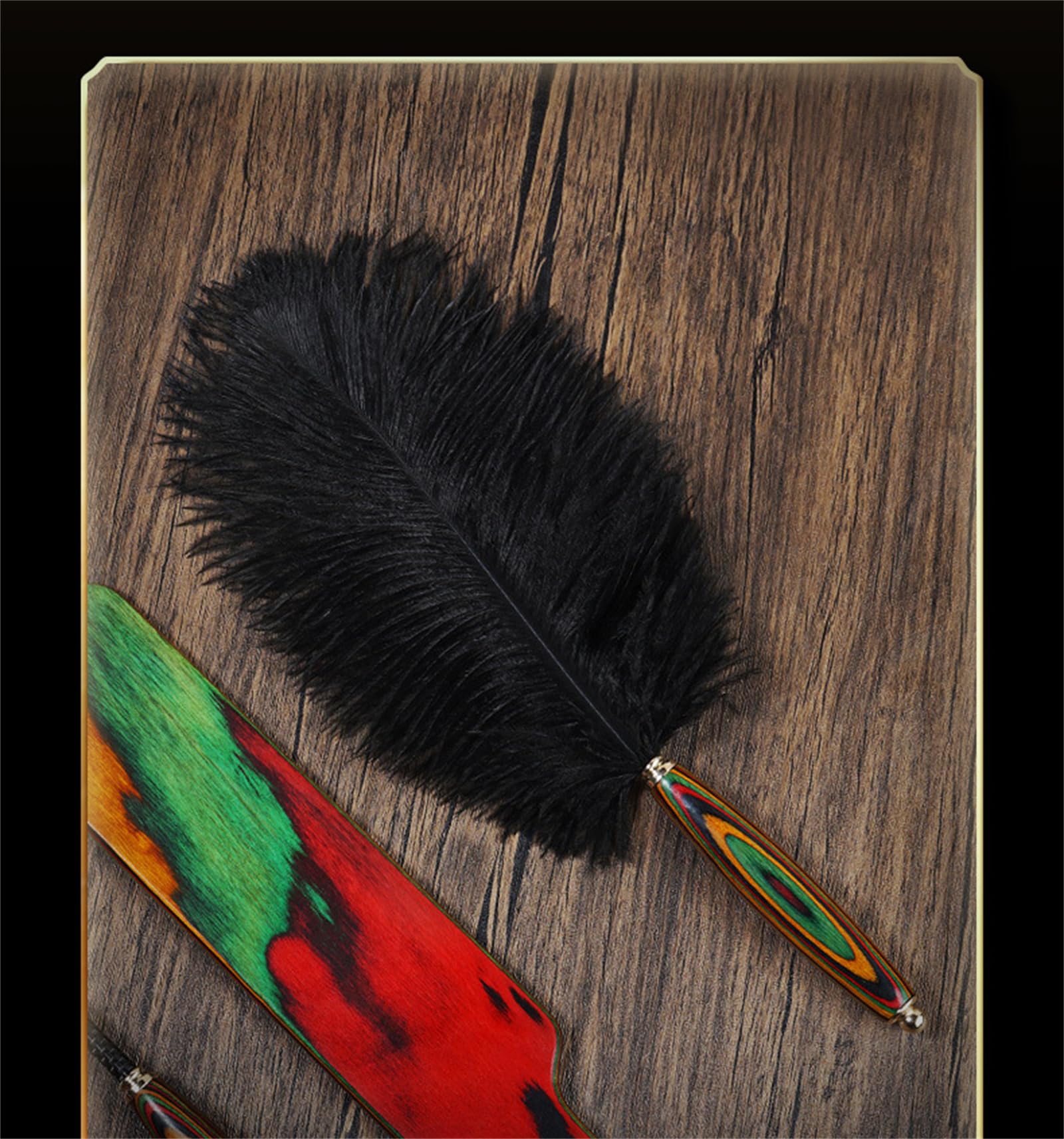 Jeu de rôle Chatouiller Romantique Flirter Plume SM Couple Sex Toys Formation Jouets Plume D'autruche Teasing Jouets avec Manche Court En Bois Coloré