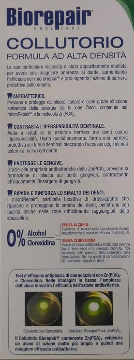 Biorepair: Collutorio Mouthwash 500ml/16.9 fl.oz - Pack of 3