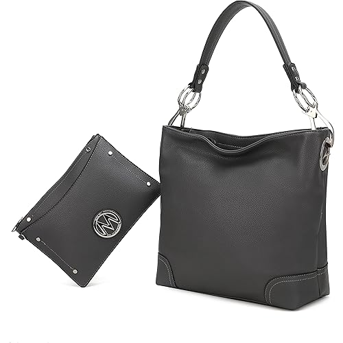 MKF Hobo Purses for Women – Soft PU Leather Handbag Slouchy Womens Hobo Shoulder bag – Fashion Top Handle Pocketbook