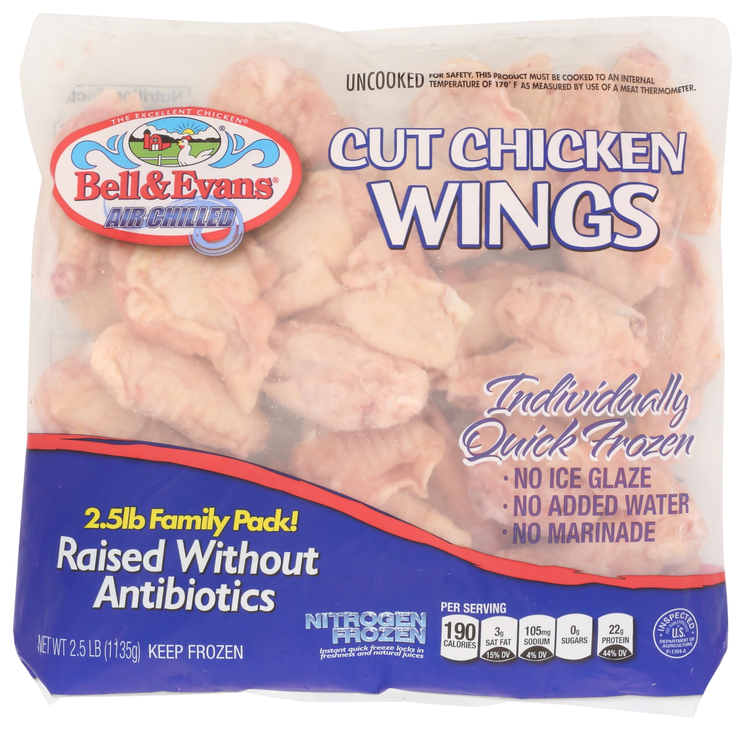 Bell & Evans Cut Chicken Wings
