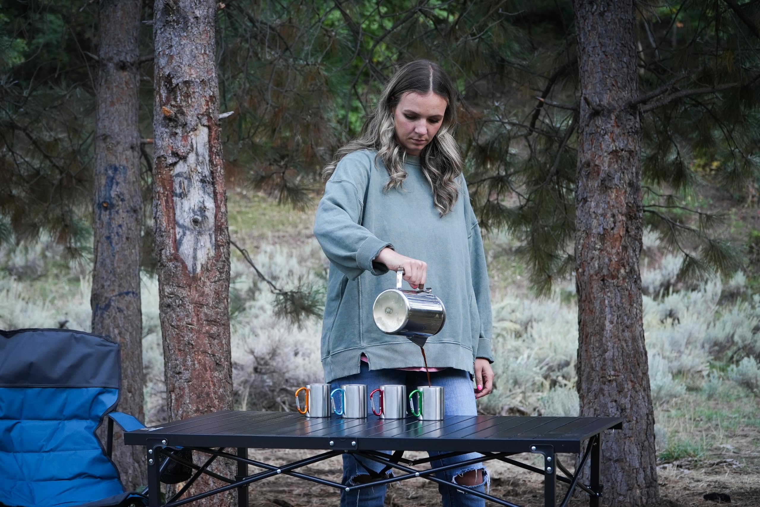 Amazon.com: Alpine Mountain Gear 9-Cup Coffee Percolator Set with