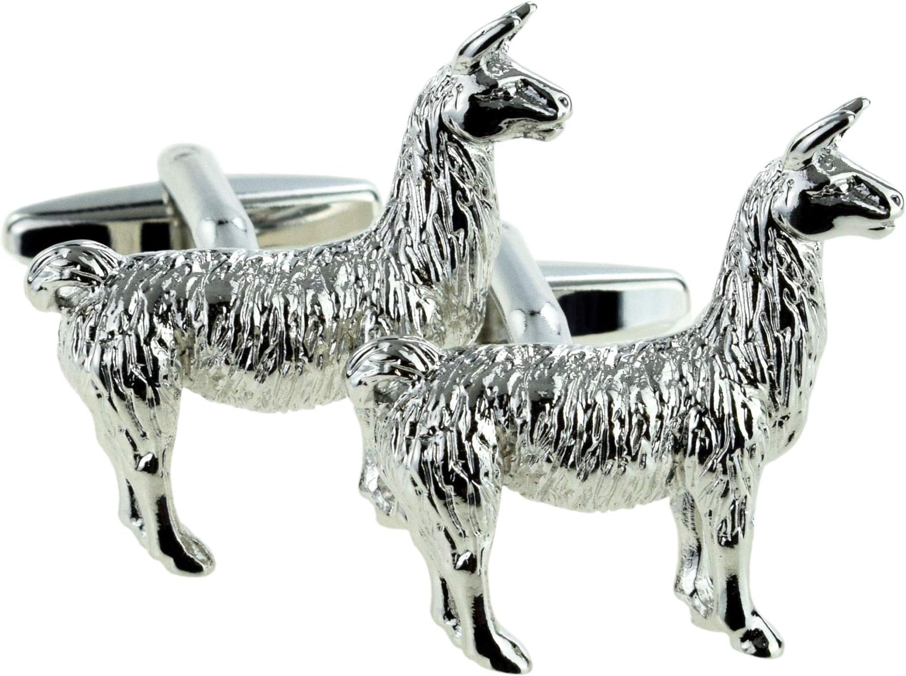 Prestige Giftware GiftsStanding Llama Animal Design Cufflinks Presented in a Box