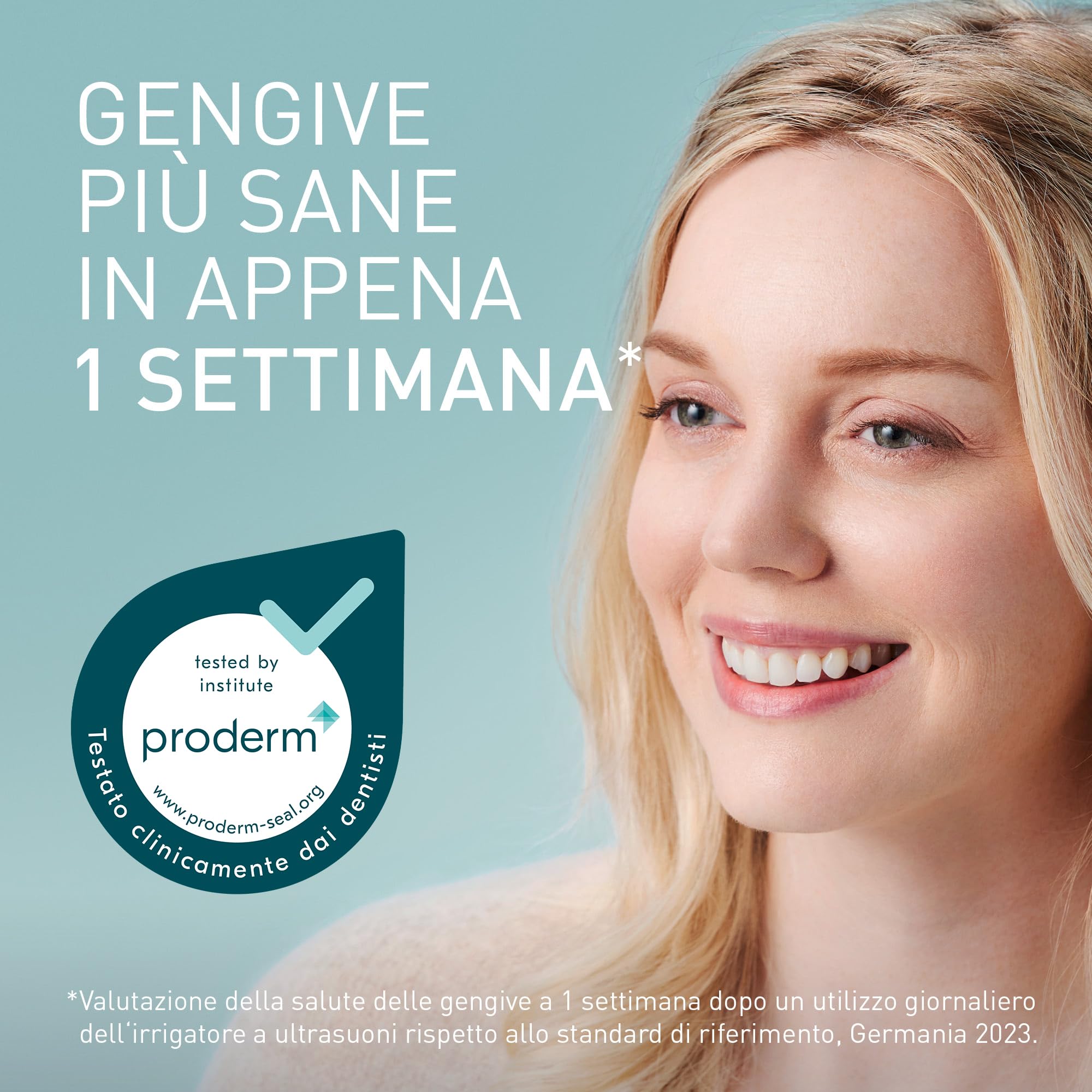 Panasonic EW-DJ4B-G503 Idropulsore, Irrigatore Orale,4 Impostazioni di Pressione dell'Acqua, Compatto e Portatile, Ultrasonica, Serbatoio 150 ml, Ricarica Rapida, Verde Menta e Bianco, 1.0 unità