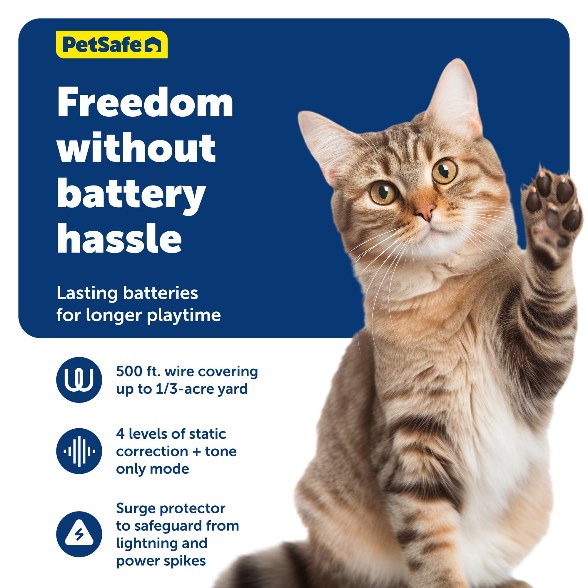 PetSafe Rechargeable In-Ground Fence Up to 13 Acre | Expandable to 25 Acres Waterproof Rechargeable Collar 4 Static Levels Plus Tone Dogs & Cats 5 lb product thumbnail 6