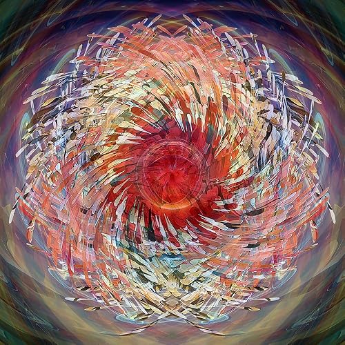 Cosmic Helicopter Seeds Poster Print - David Manlove (24 x