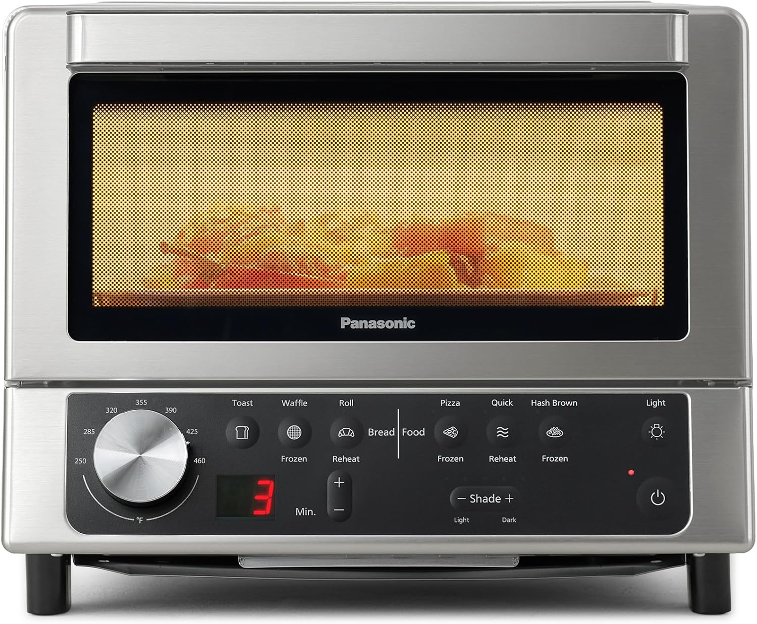 Panasonic NBG205 FlashXpress Toaster Oven, 1300W, 6 Auto Presets, Smart Sensor