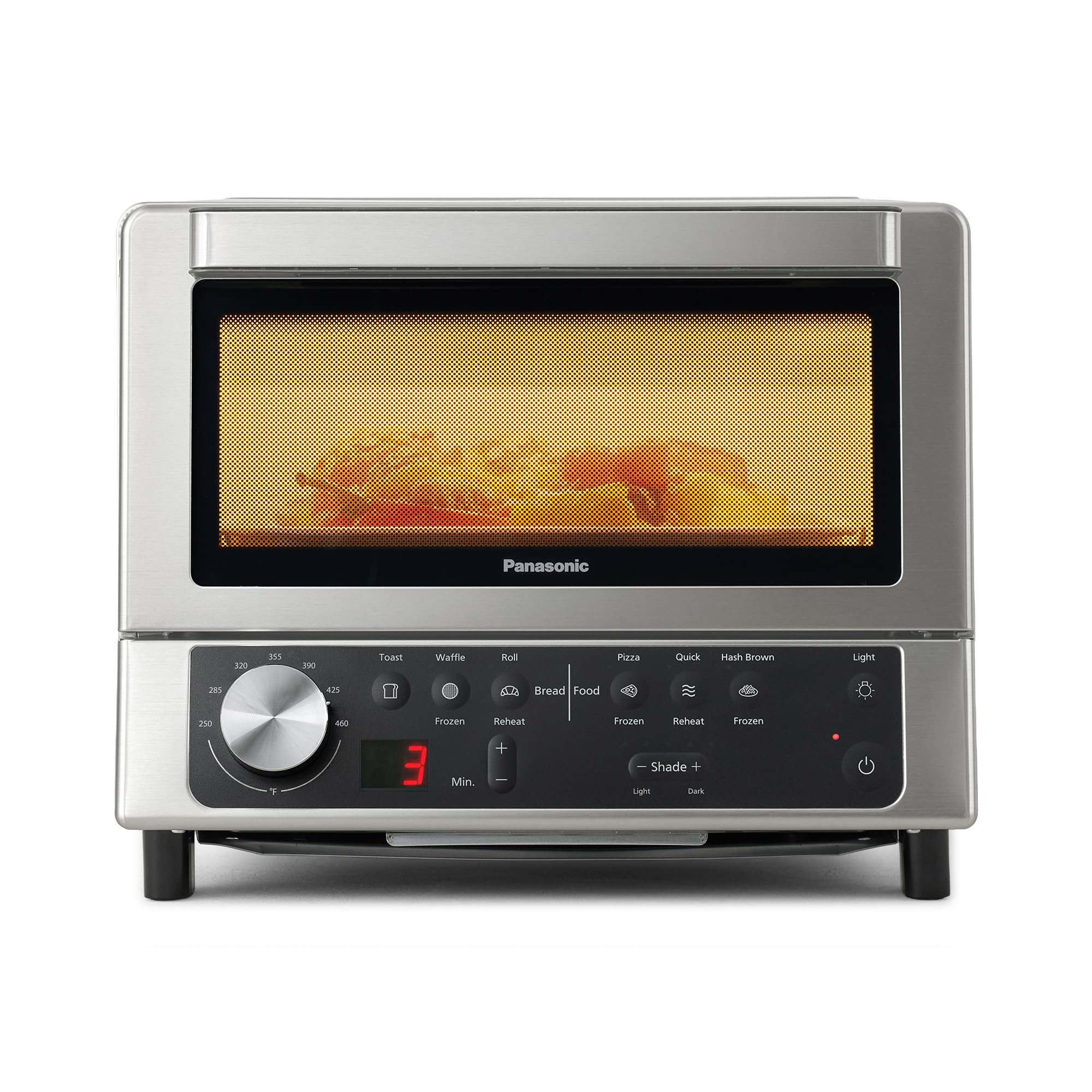 Panasonic NBG205 FlashXpress Toaster Oven, 1300W, 6 Auto Presets