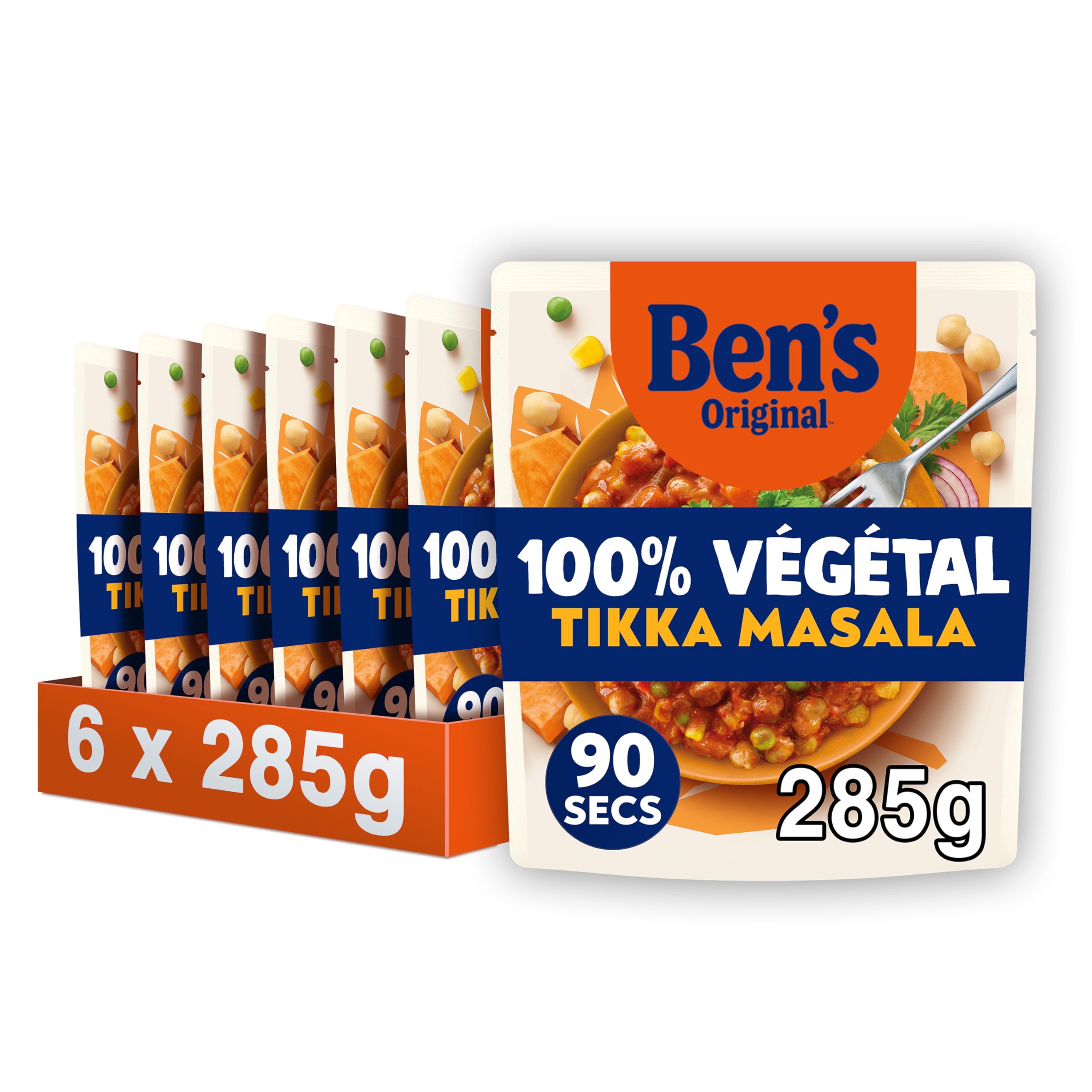 BEN'S ORIGINAL 100 % Végétal Tikka Masala (6 x 285 g)